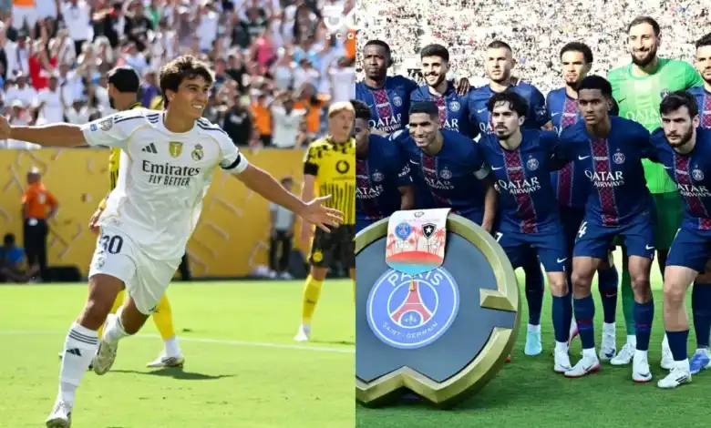 باريس سان جيرمان وريال مدريد