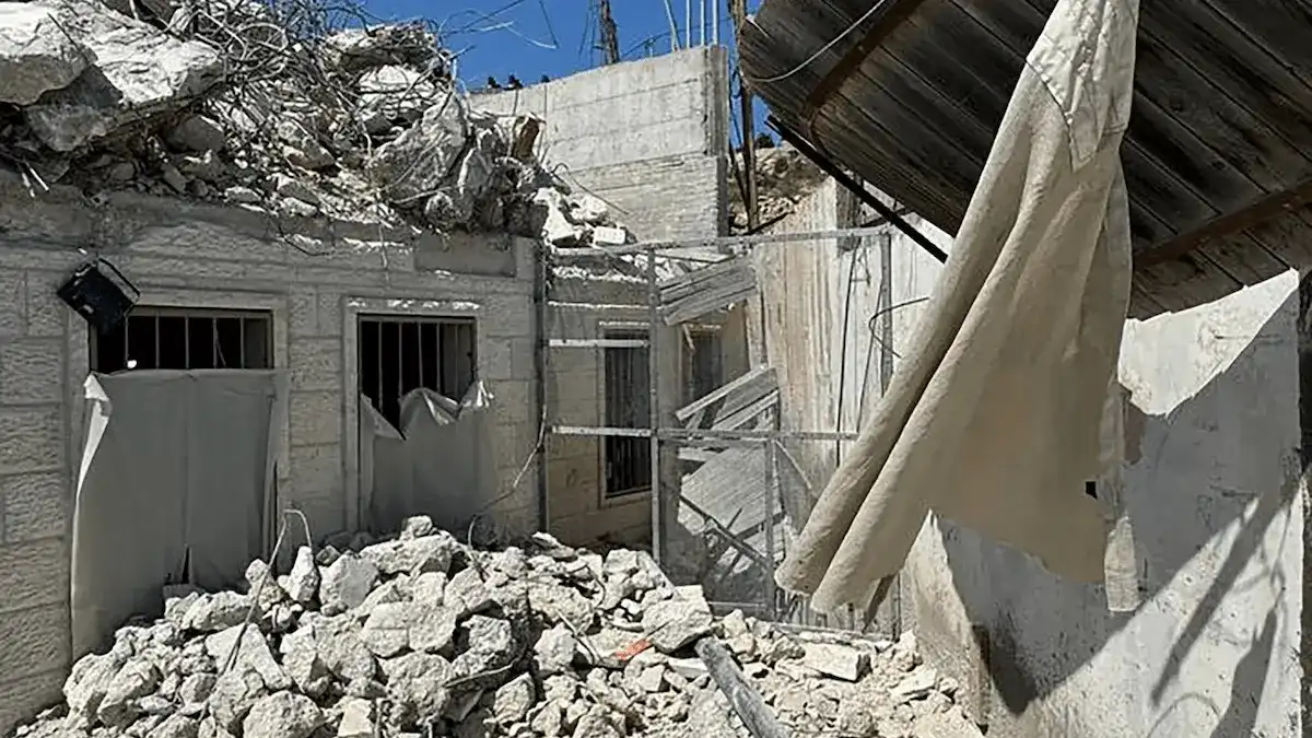هدم منزل في القدس