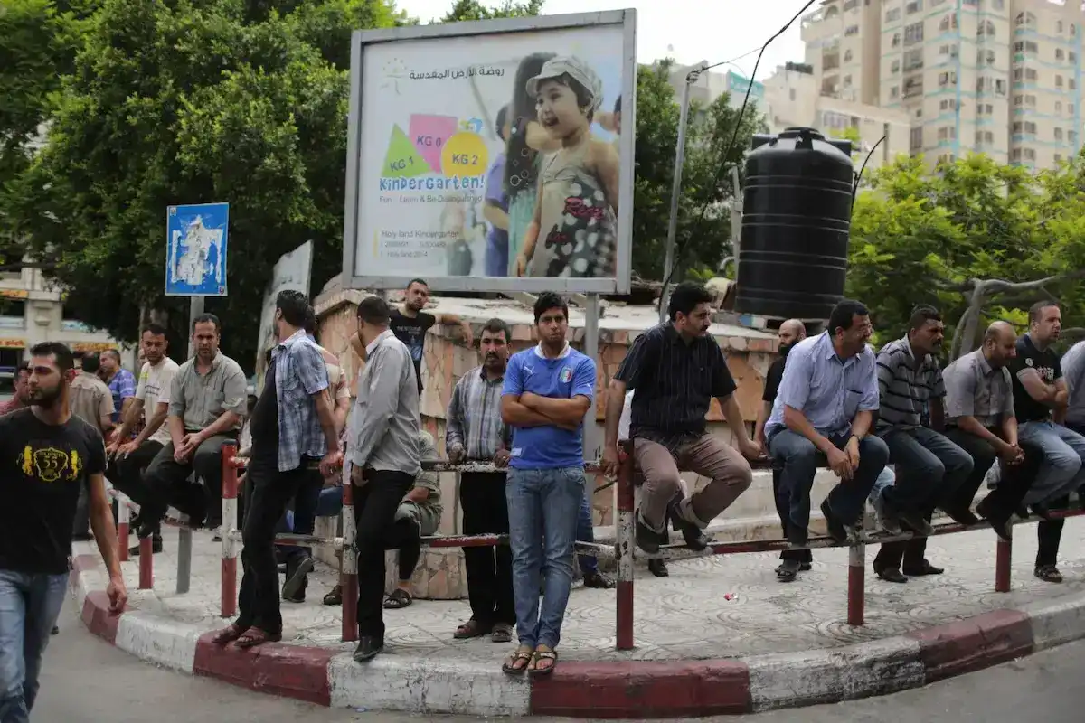 عمال فلسطينيين