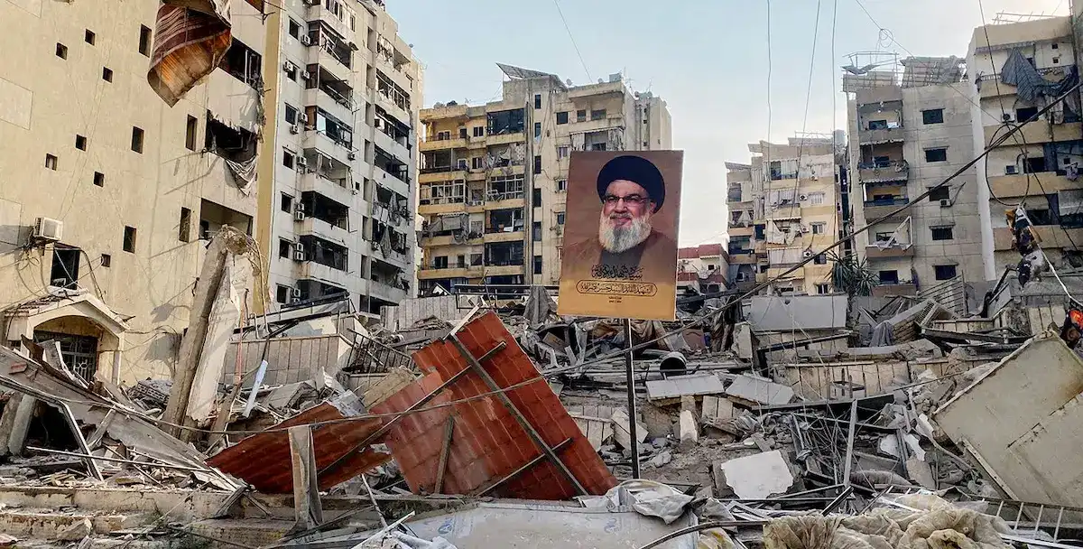 موقع اغتيال نصر الله
