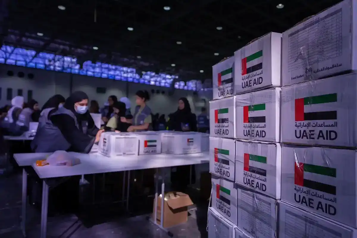 مساعدات دولية اماراتية