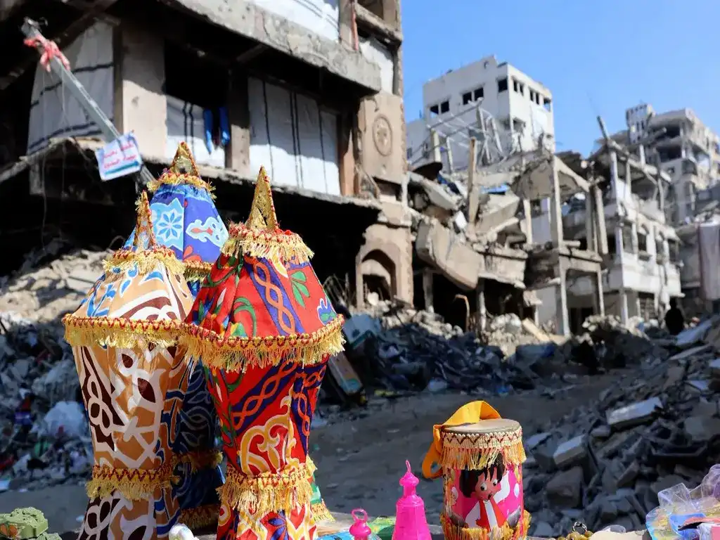 زينة العيد غزة