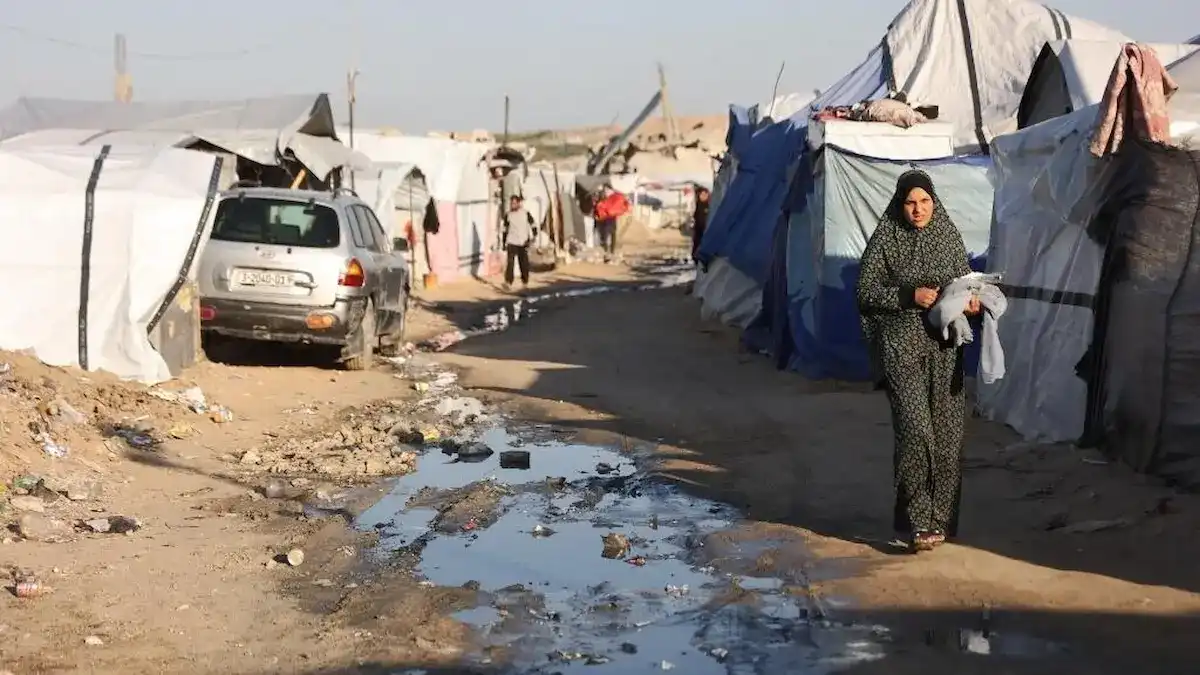 خيام النازحين في غزة