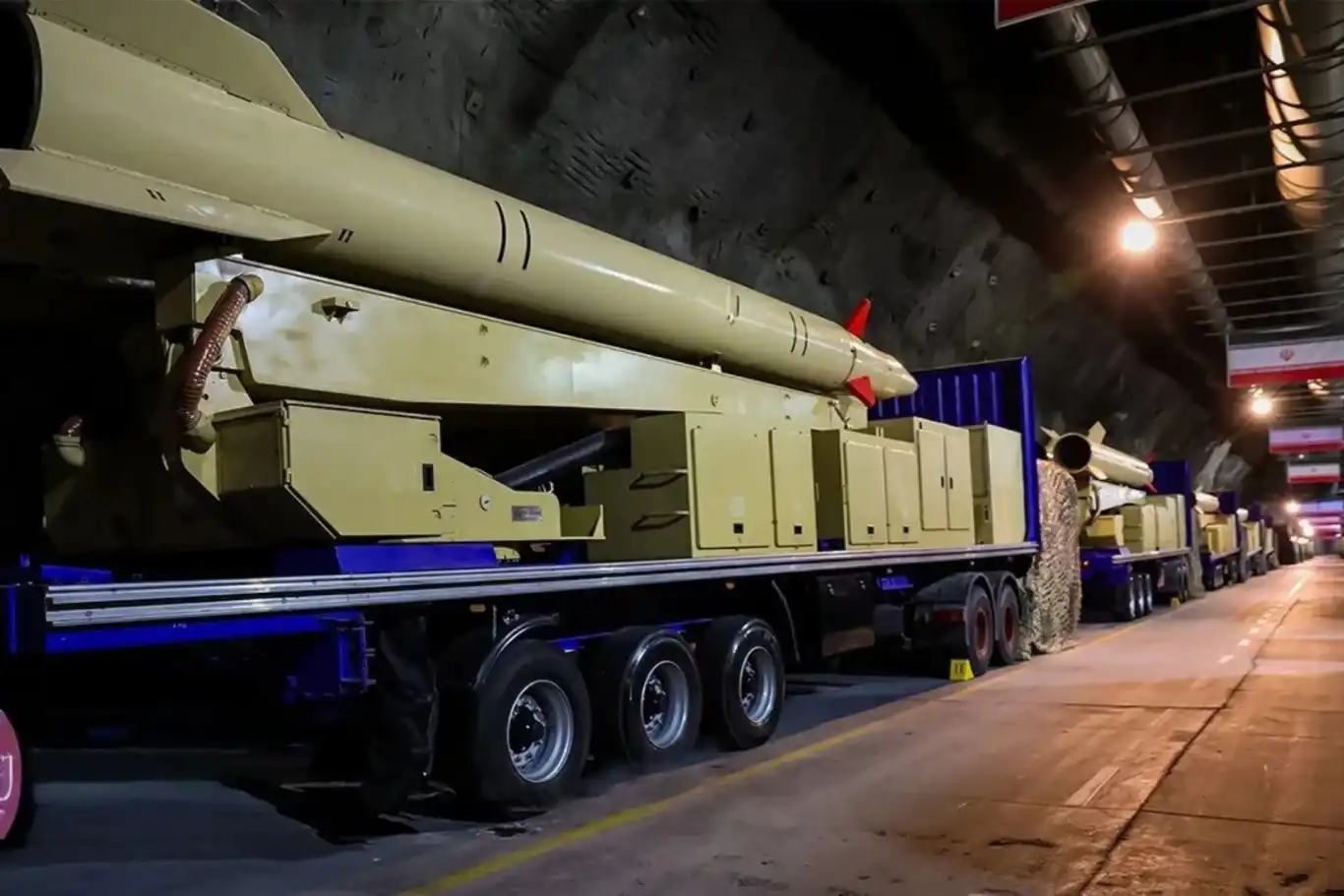 منصات الصواريخ الإيرانية