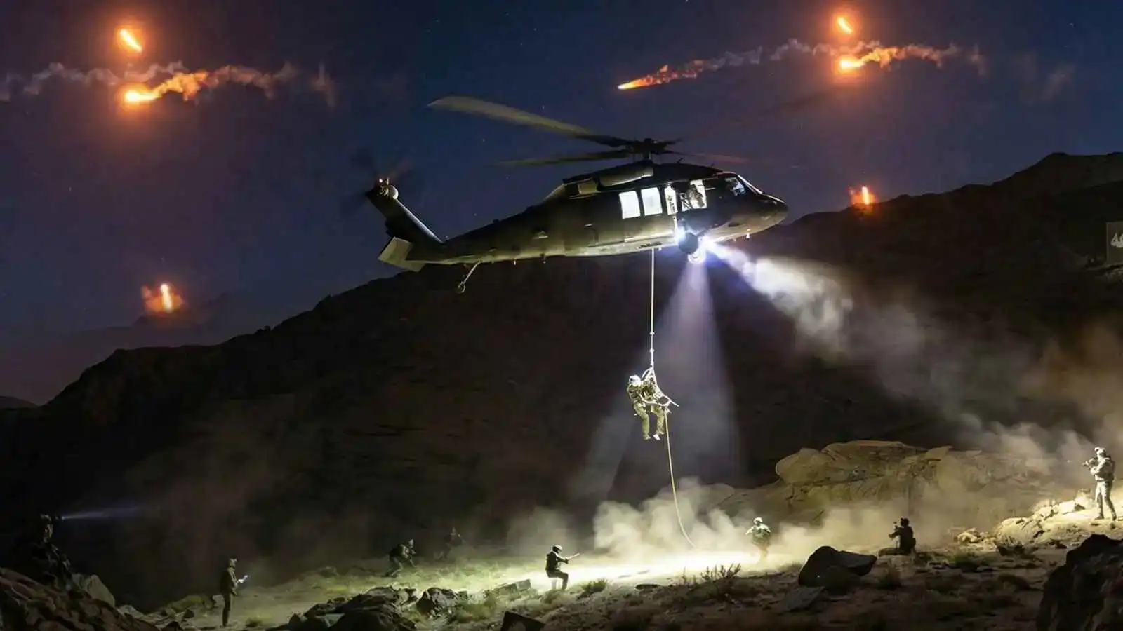 إنقاذ الطيار الأمريكي في قلب إيران