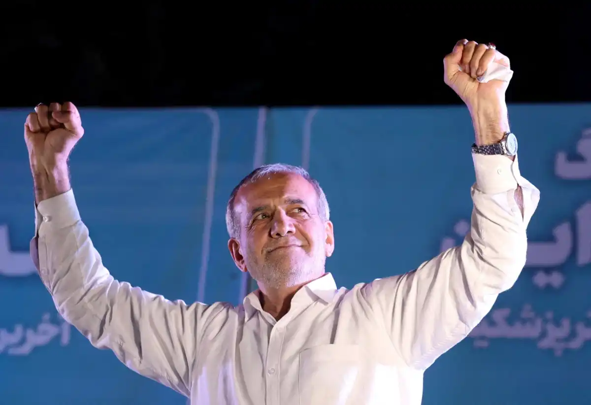 الرئيس الإيراني، مسعود بيزشكيان