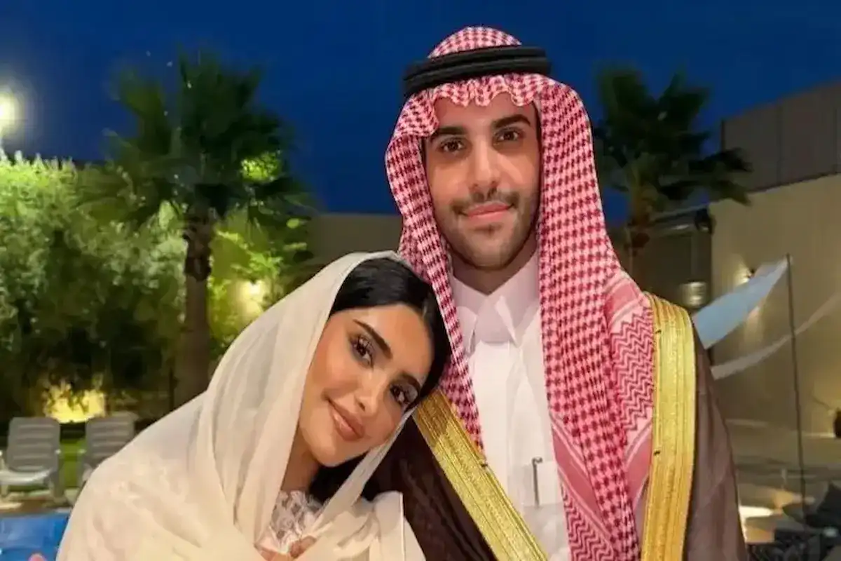 متعب العريفي وشادن الحديثي