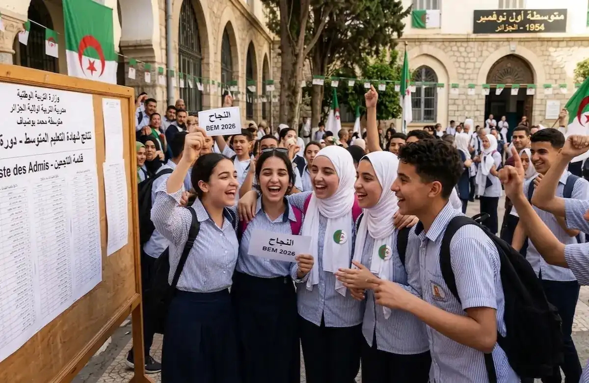 نتائج شهادة التعليم المتوسط «البيام» 2026 في الجزائر