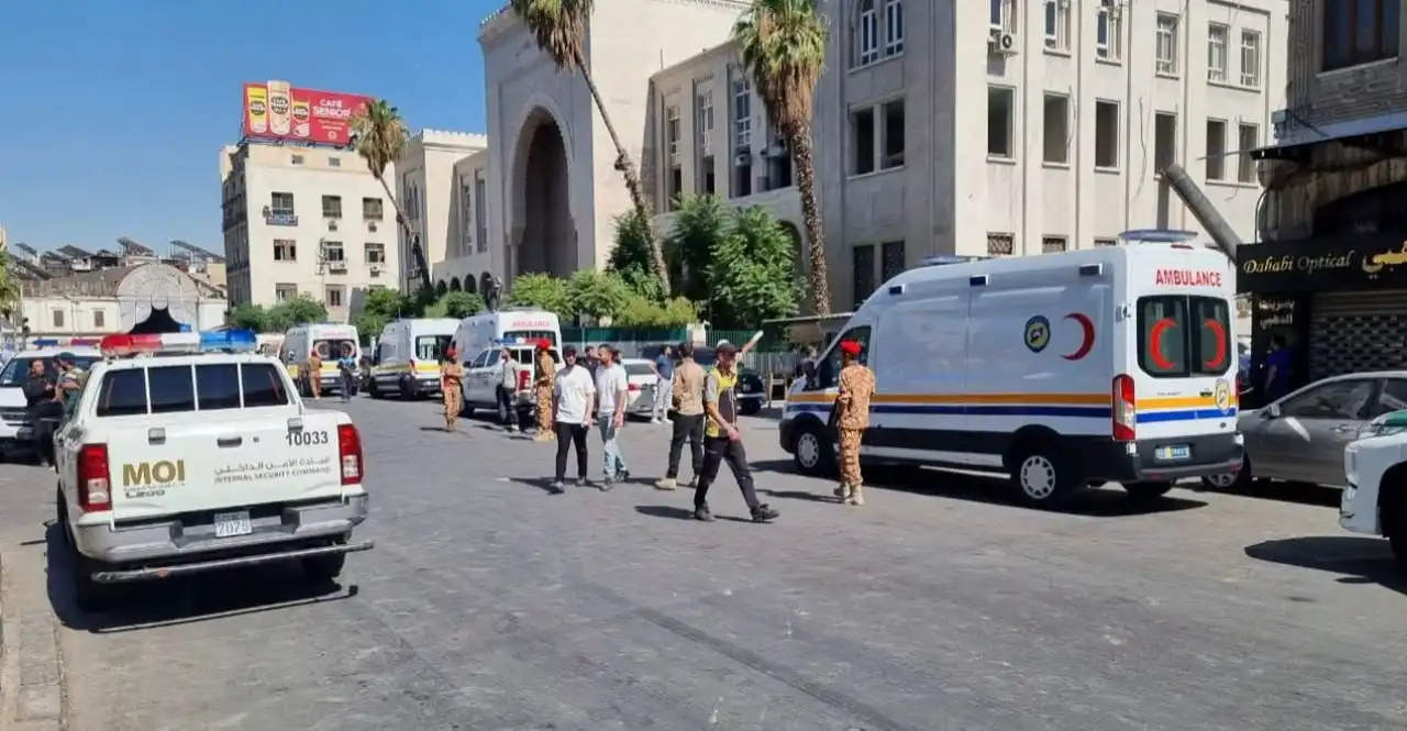 انفجار بالقرب من القصر العدلي بدمشق