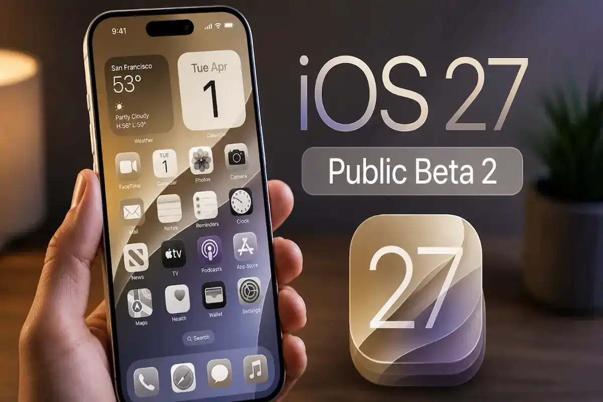 إطلاق الإصدار التجريبي العام لـ نظام التشغيل iOS 27