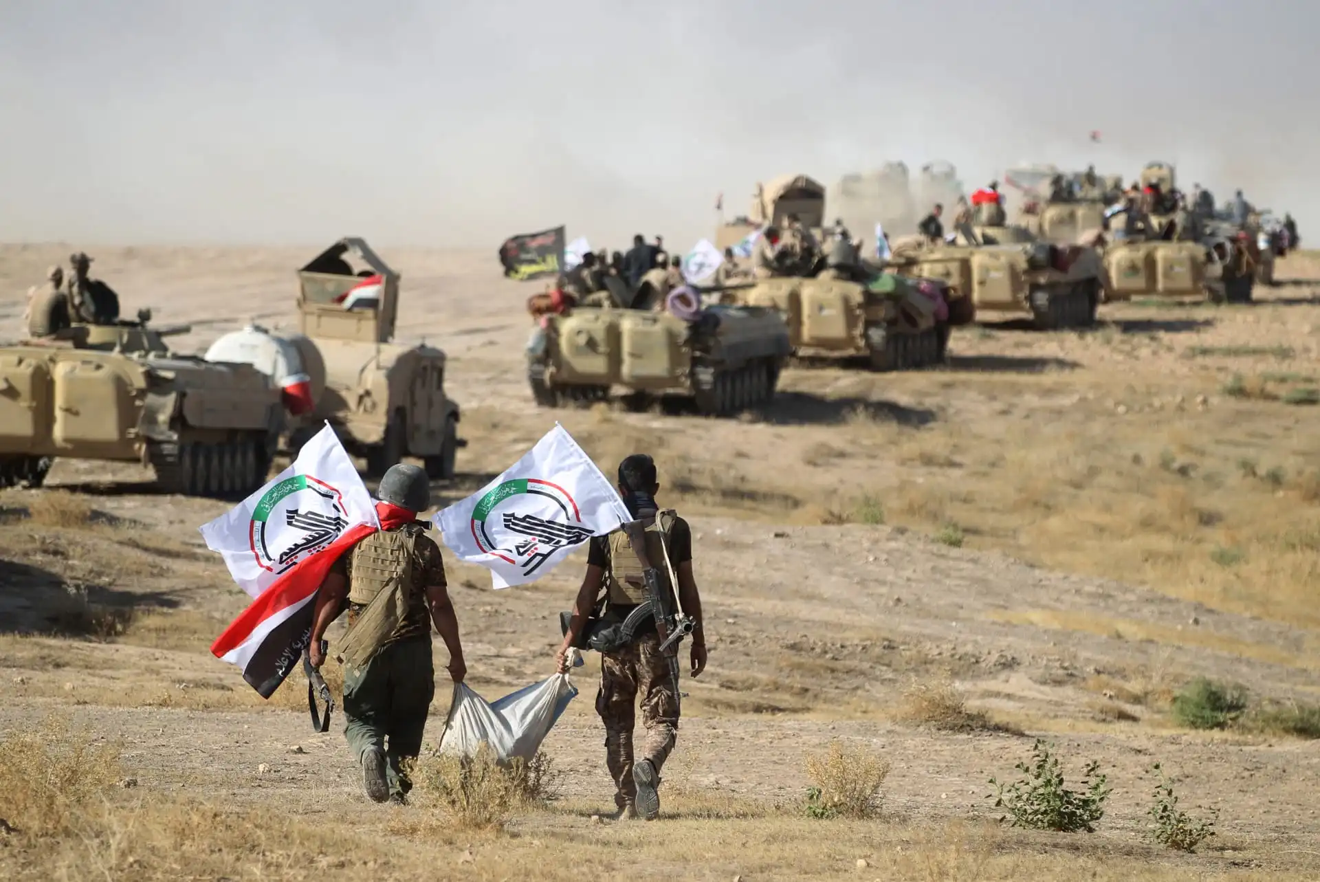 ضربات أمريكية سعودية على الحشد الشعبي في العراق