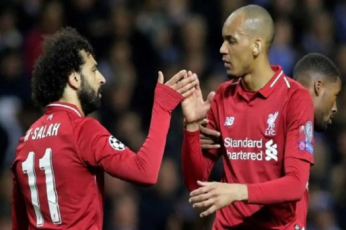 فابينيو  ومحمد صلاح