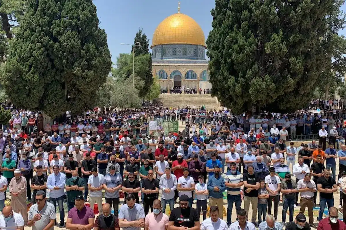 صلاة الجمعة المسجد الاقصى