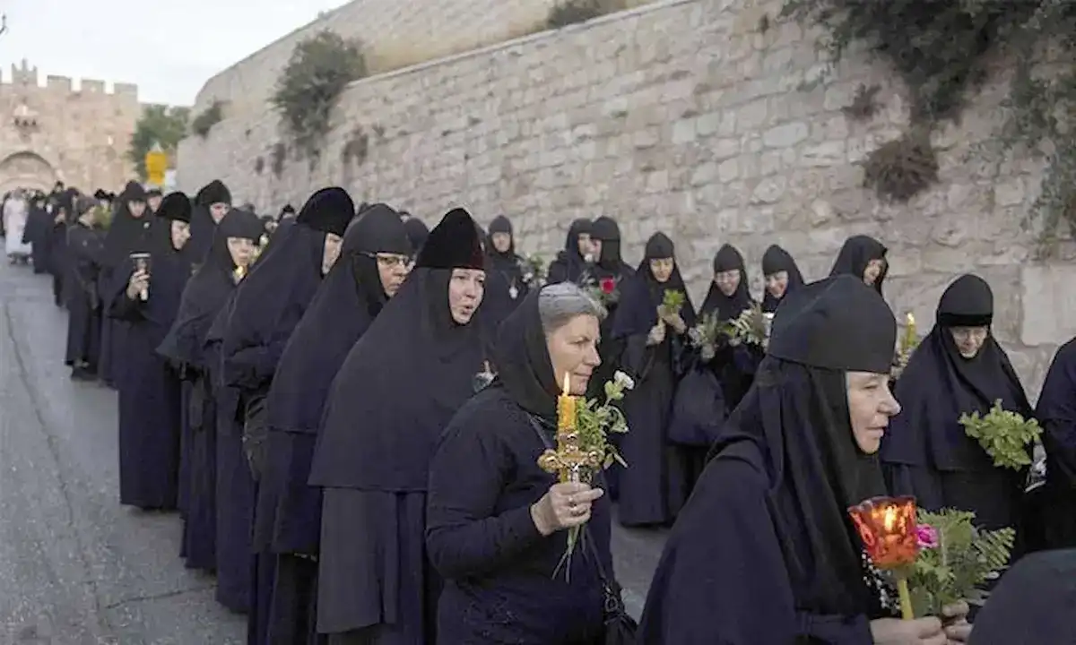 موكب للكنيسة الارمينية في القدس